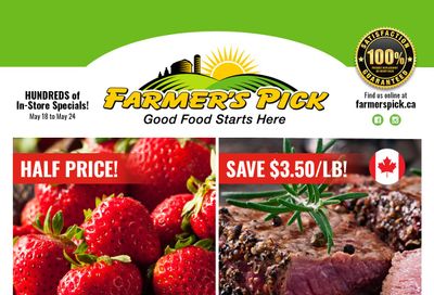 Farmer's Pick Flyer May 18 to 24