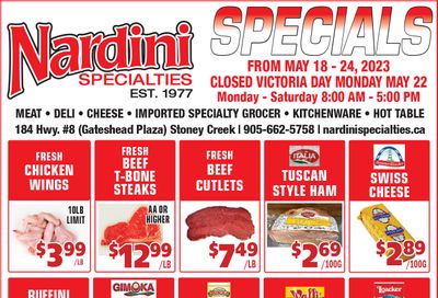 Nardini Specialties Flyer May 18 to 24