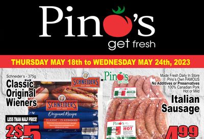 Pino's Flyer May 18 to 24