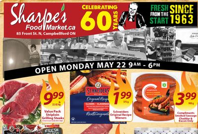 Sharpe's Food Market Flyer May 18 to 24