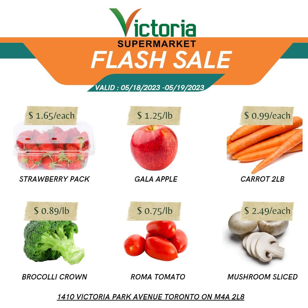 Victoria Supermarket Flyer May 18 to 19
