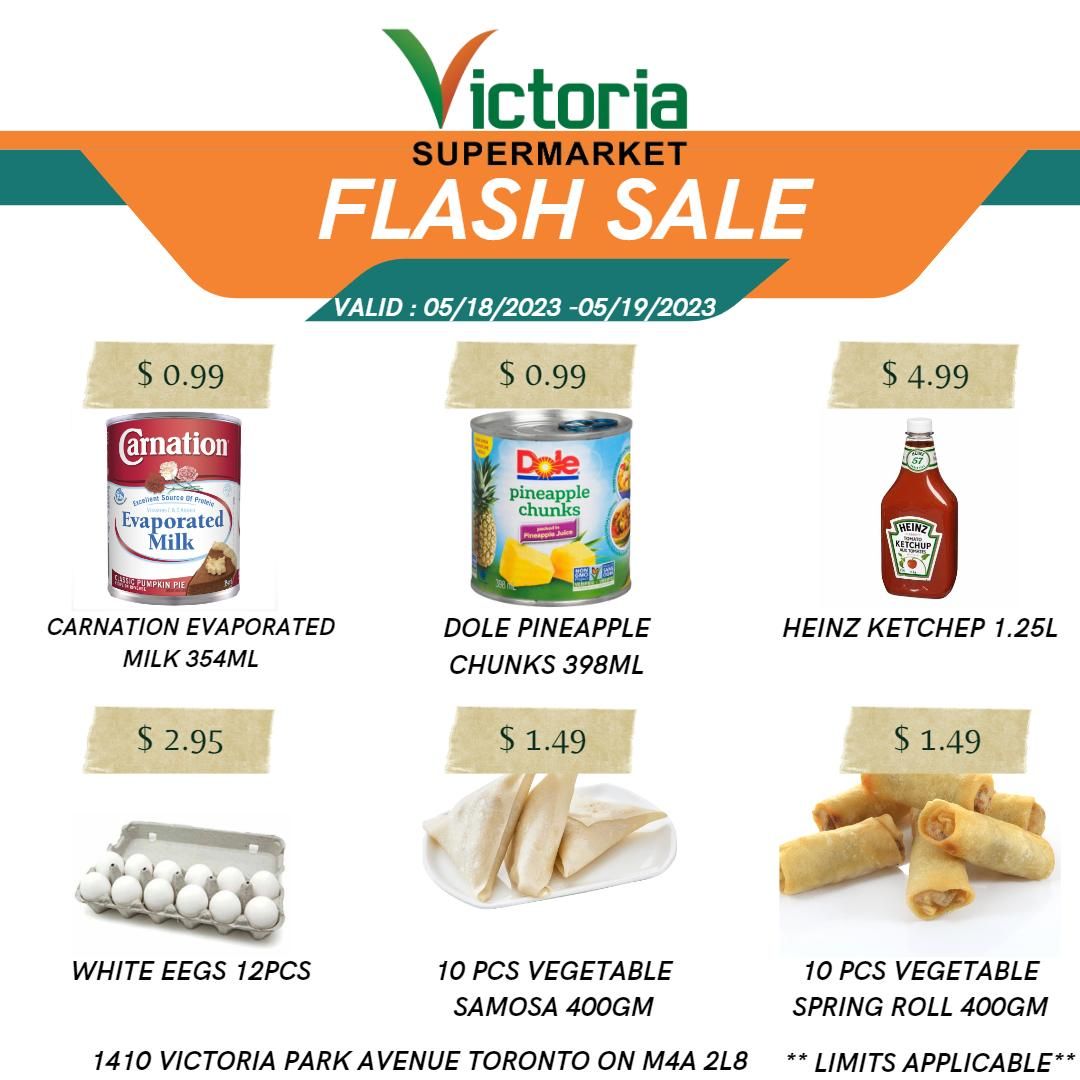 Victoria Supermarket Flyer May 18 to 19