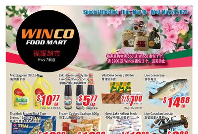 WinCo Food Mart (HWY 7) Flyer May 18 to 24