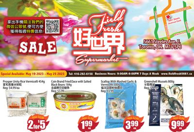 Field Fresh Supermarket Flyer May 19 to 25