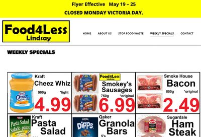 Food 4 Less (Lindsay) Flyer May 19 to 25