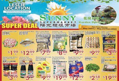 Sunny Supermarket (Leslie) Flyer May 19 to 25