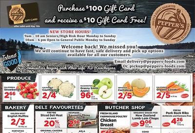 Pepper's Foods Flyer May 5 to 11