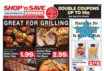 Shop ‘n Save Express (MD, PA, WV) Weekly Ad Flyer Specials May 13 to May 19, 2023