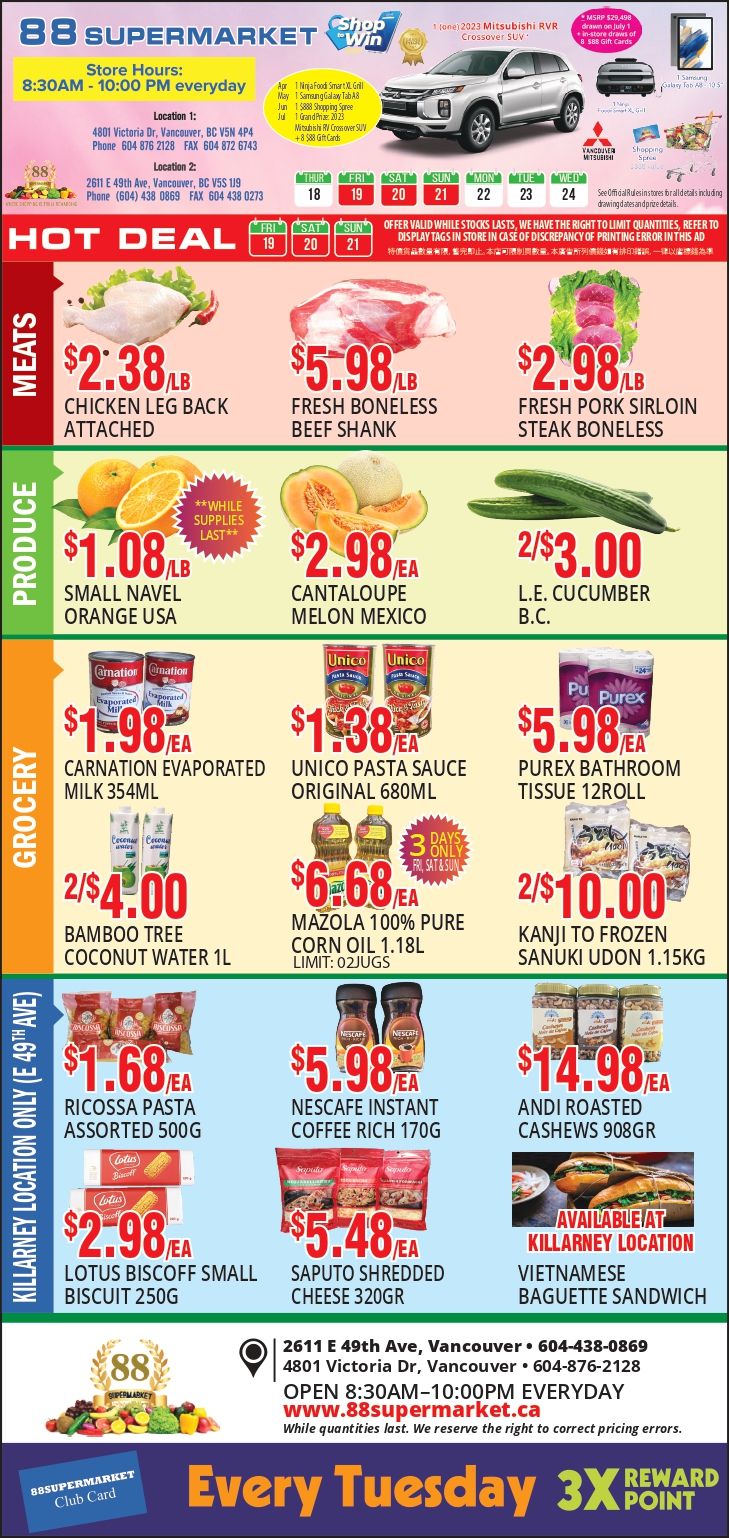 88 Supermarket Flyer May 18 to 24
