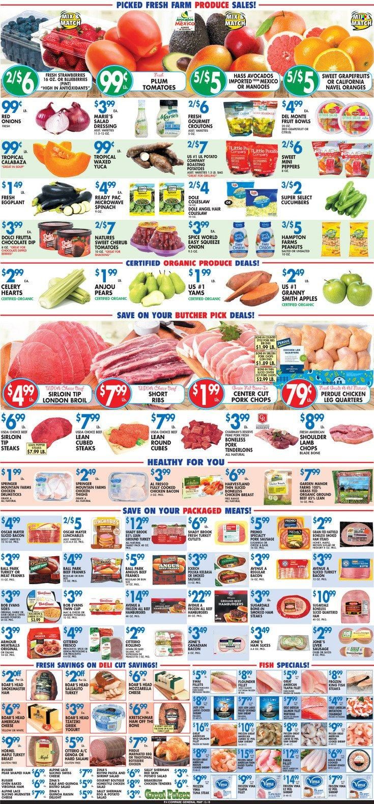 Compare Foods (CT, MD, NC, NJ, NY, RI) Weekly Ad Flyer Specials May 12 to May 18, 2023
