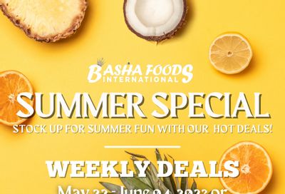 Basha Foods International Flyer May 22 to June 4