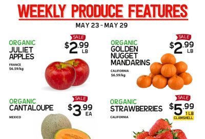 Pomme Natural Market Weekly Produce Flyer May 23 to 29