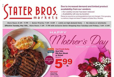 Stater Bros. Weekly Ad & Flyer May 6 to 12