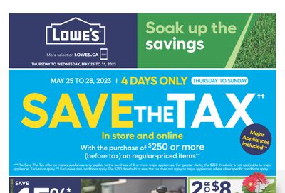 Lowe's (West) Flyer May 25 to 31