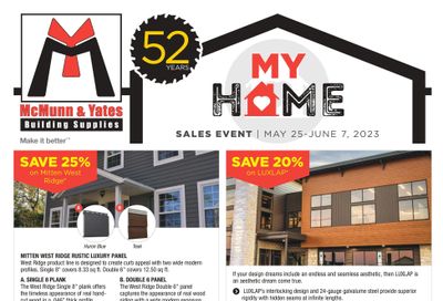 McMunn & Yates Building Supplies Flyer May 25 to June 7