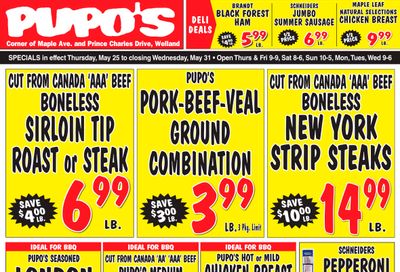 Pupo's Food Market Flyer May 25 to 31