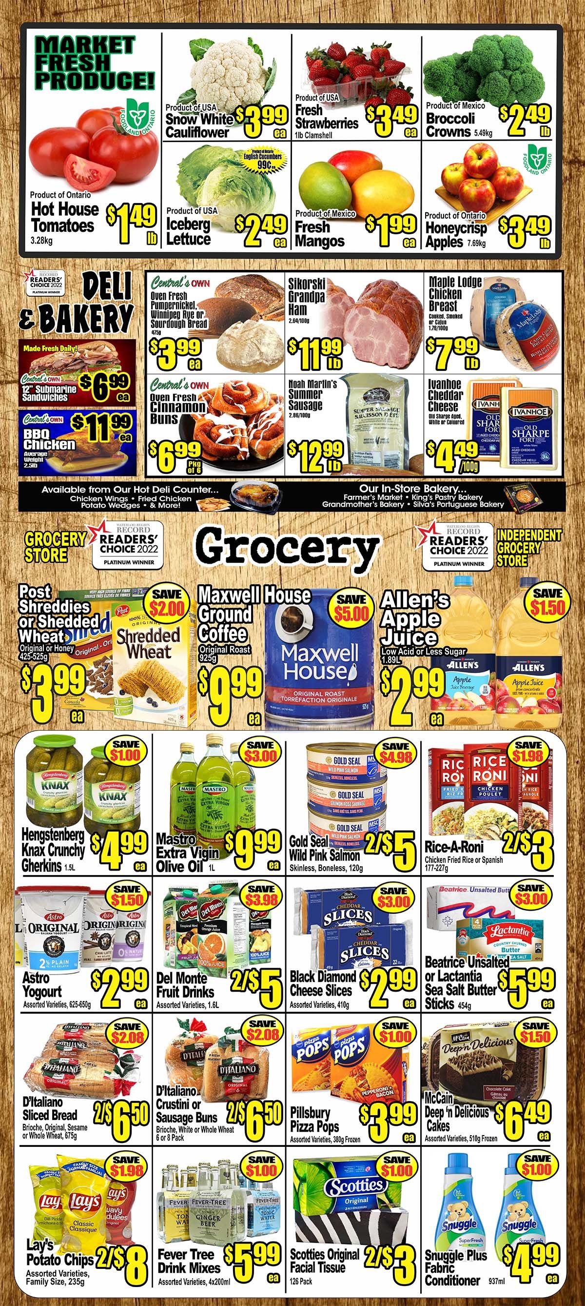 Central Fresh Market Flyer May 25 to June 1