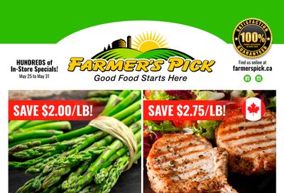 Farmer's Pick Flyer May 25 to 31