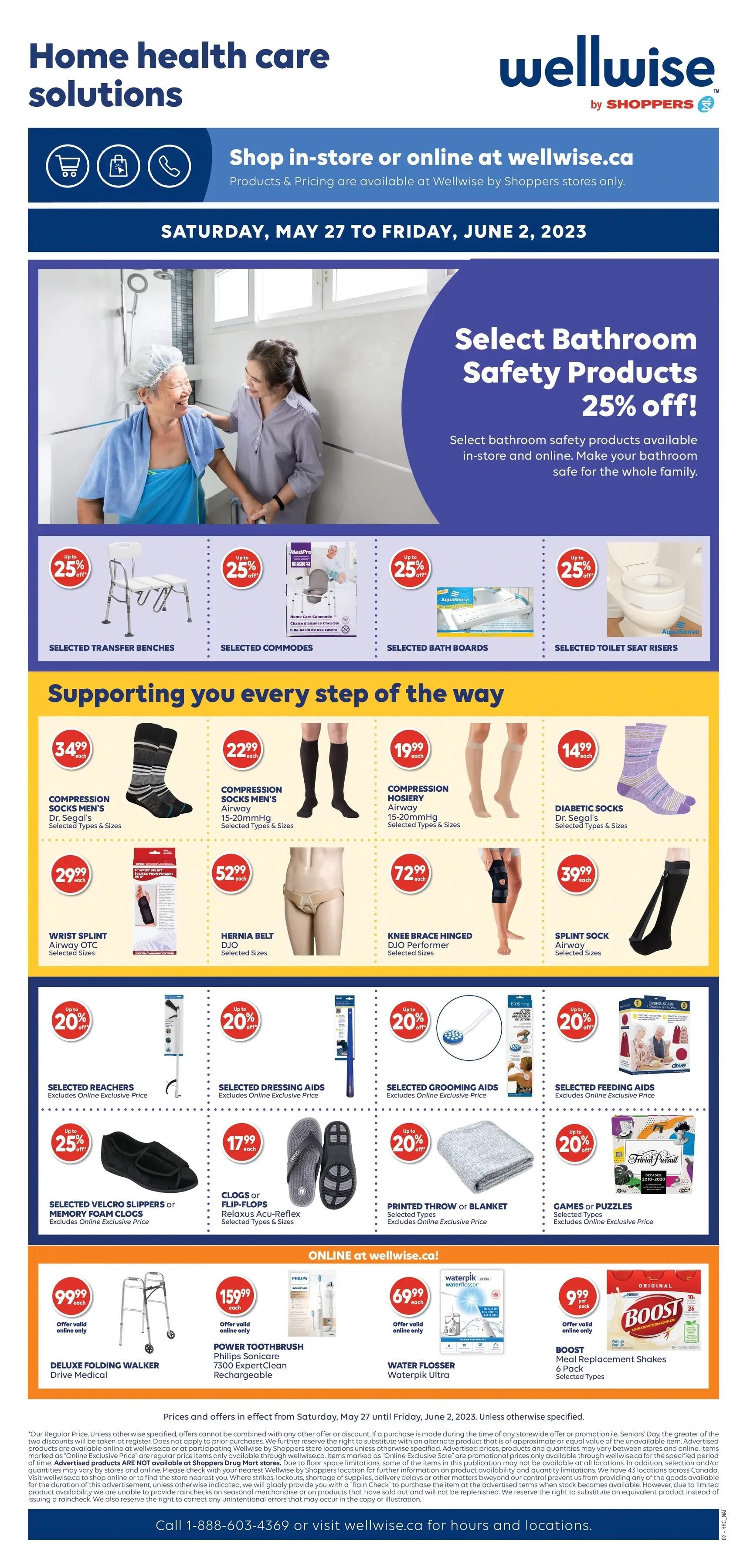 Wellwise By Shoppers Flyer May 27 to June 2