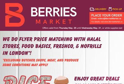 Berries Market Flyer May 25 to 31