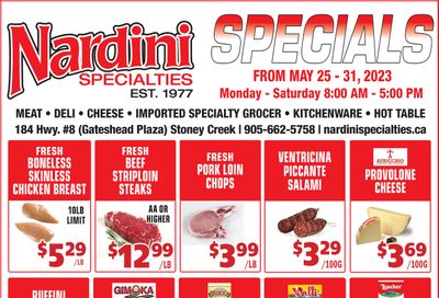 Nardini Specialties Flyer May 25 to 31