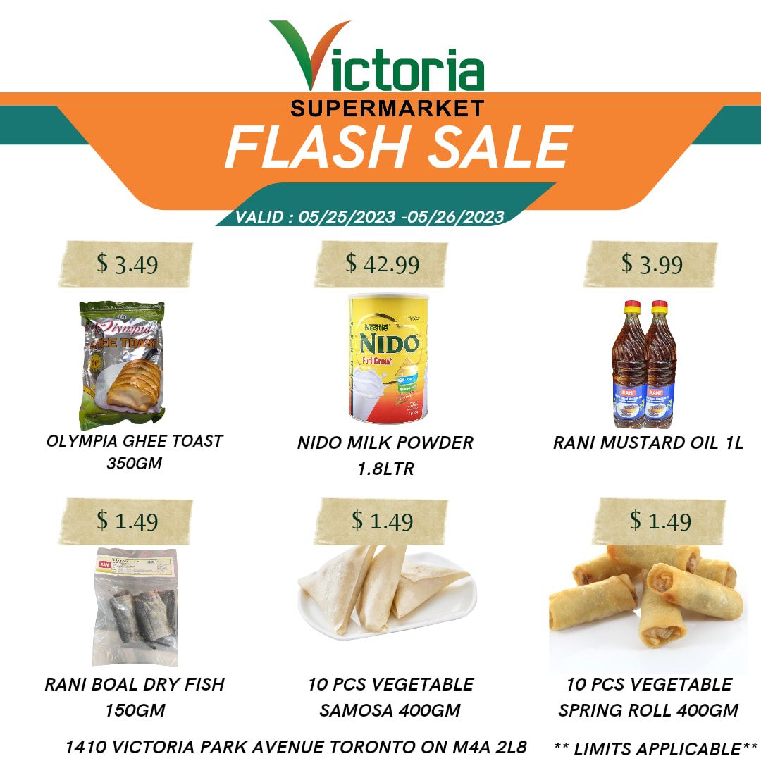 Victoria Supermarket Flyer May 25 and 26