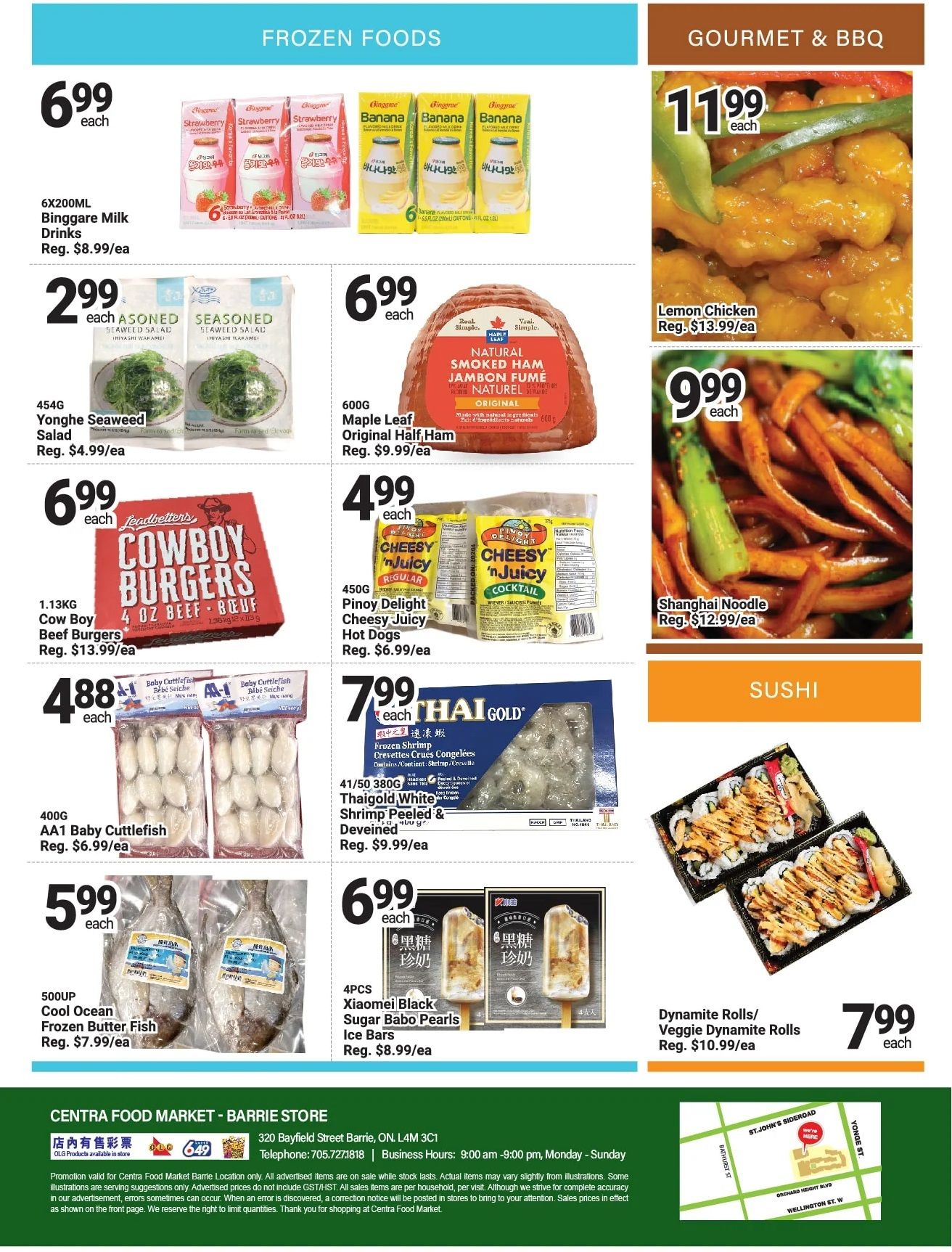 Centra Foods (Barrie) Flyer May 26 to June 1