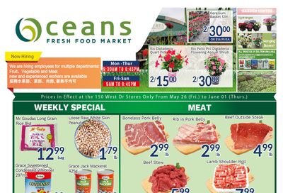 Oceans Fresh Food Market (West Dr., Brampton) Flyer May 26 to June 1