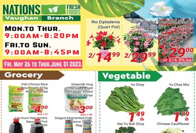 Nations Fresh Foods (Vaughan) Flyer May 26 to June 1