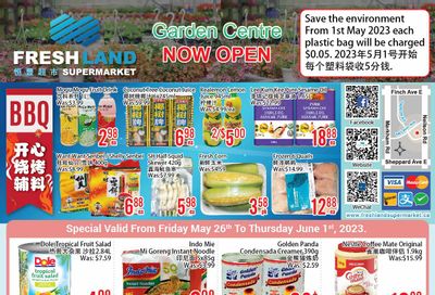 FreshLand Supermarket Flyer May 26 to June 1