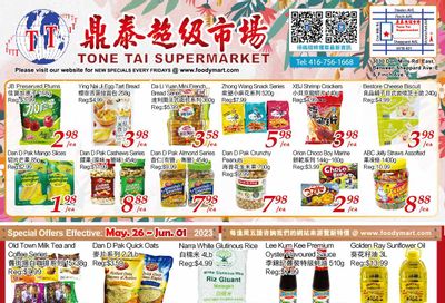Tone Tai Supermarket Flyer May 26 to June 1