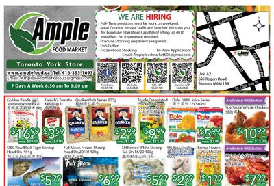 Ample Food Market (North York) Flyer May 26 to June 1