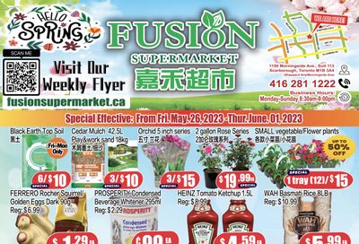 Fusion Supermarket Flyer May 26 to June 1