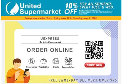 United Supermarket Flyer May 26 to June 1