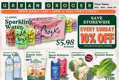 Urban Grocer Flyer May 26 to June 1