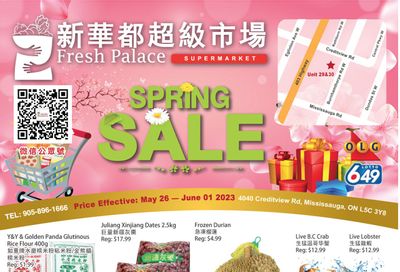 Fresh Palace Supermarket Flyer May 26 to June 1