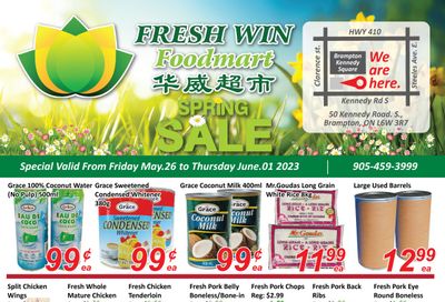 Fresh Win Foodmart Flyer May 26 to June 1