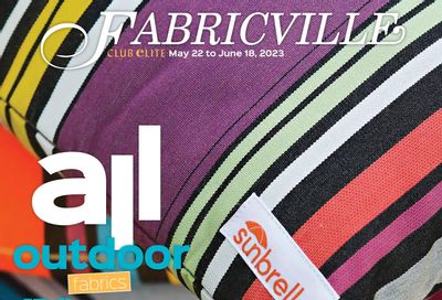 Fabricville Flyer May 22 to June 18