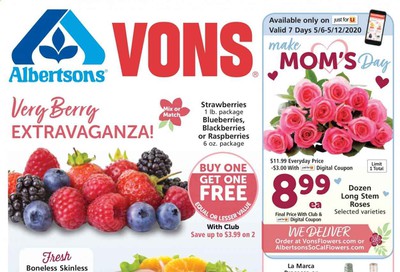 Vons Weekly Ad & Flyer May 6 to 12