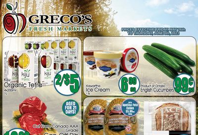 Greco's Fresh Market Flyer May 26 to June 8