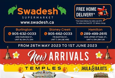 Swadesh Supermarket Flyer May 26 to June 1