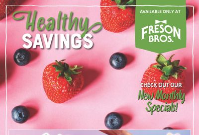 Freson Bros. Healthy Savings Flyer May 26 to June 29
