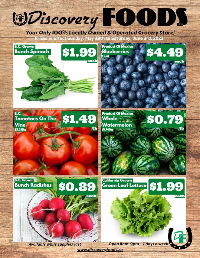 Discovery Foods Flyer May 28 to June 3