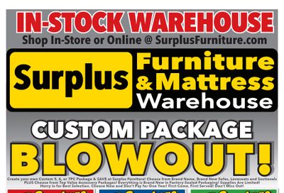 Surplus Furniture & Mattress Warehouse (Winnipeg) Flyer May 29 to June 11