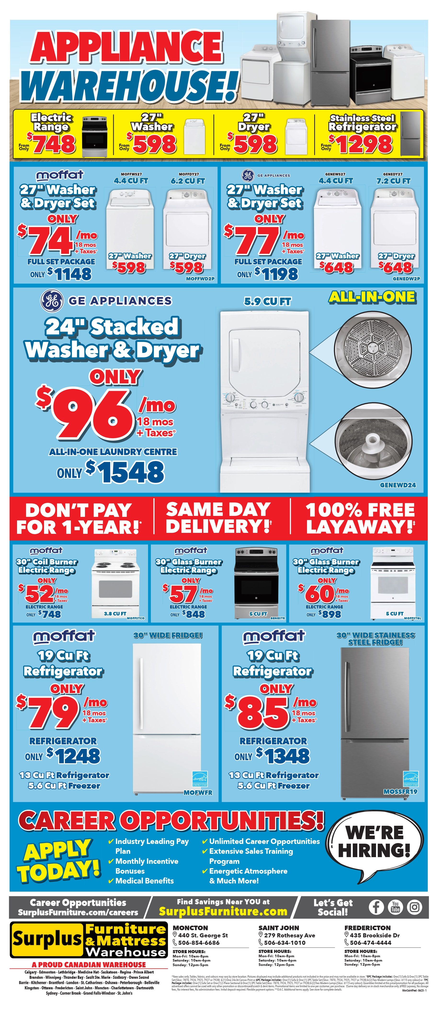 Surplus Furniture & Mattress Warehouse (Saint John) Flyer May 29 to June 11