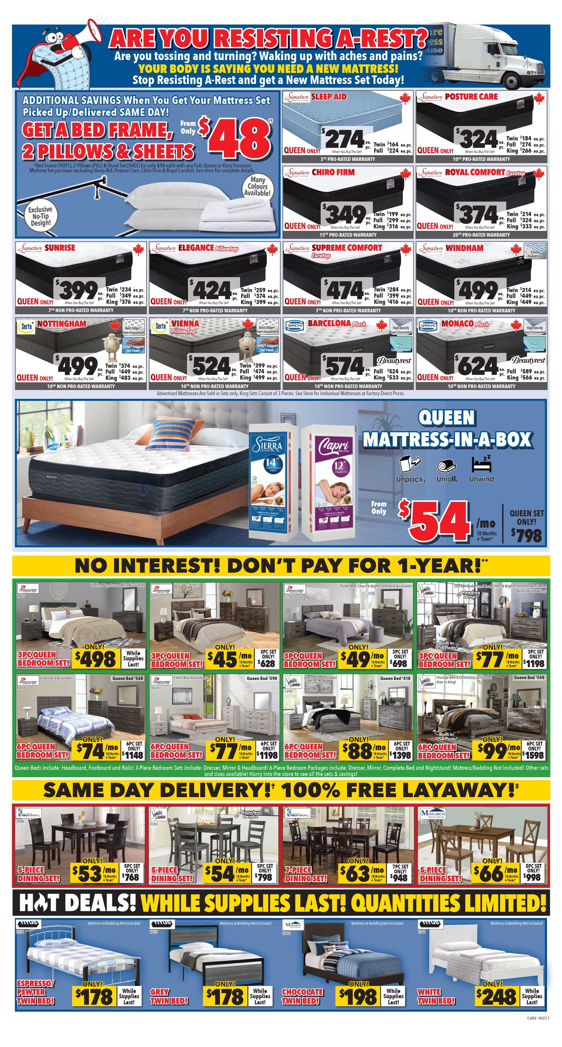 Surplus Furniture & Mattress Warehouse (Edmonton) Flyer May 29 to June 11
