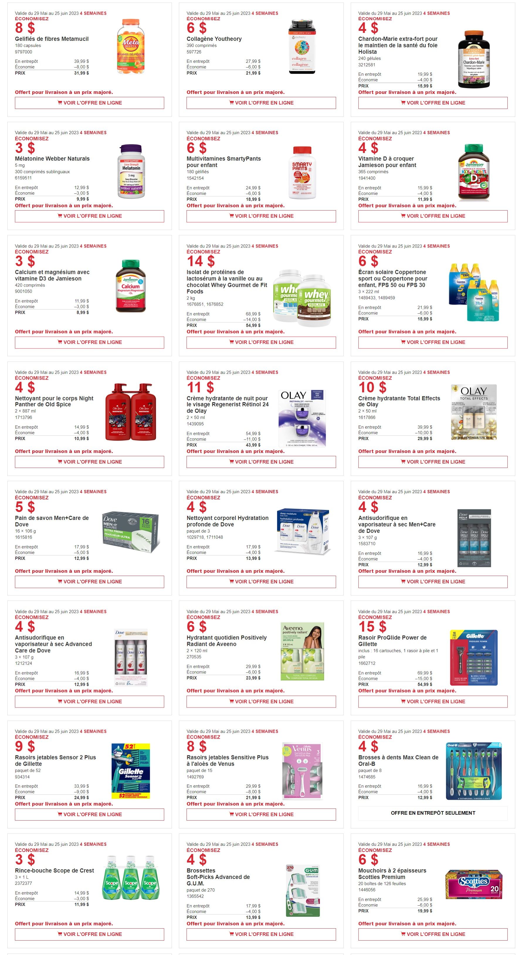 Costco (QC) Weekly Savings May 29 to June 25