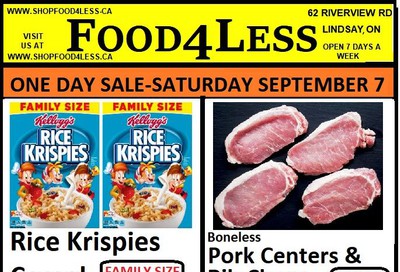 Food 4 Less Flyer September 6 to 12