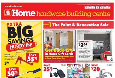 Home Hardware Building Centre (ON) Flyer October 31 to November 6