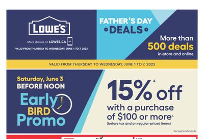 Lowe's (ON) Flyer June 1 to 7